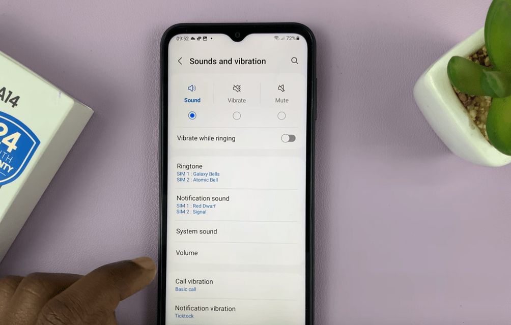 how to turn off keyboard sound on samsung