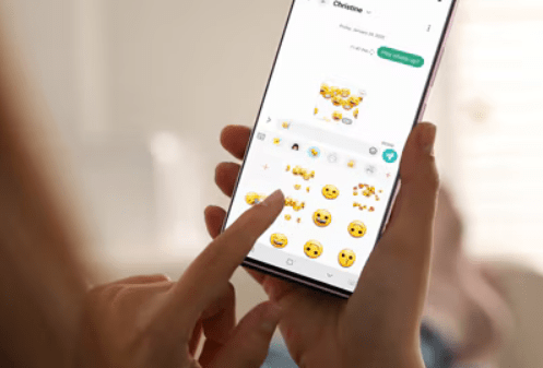 how to use emoji in samsung keyboard