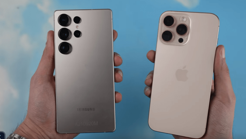 Samsung Galaxy S25 Ultra Vs IPhone 16 Pro Max