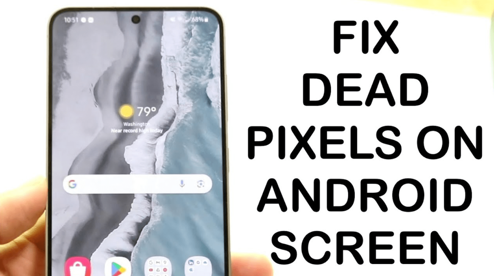 How to fix stuck pixels on a Samsung phone