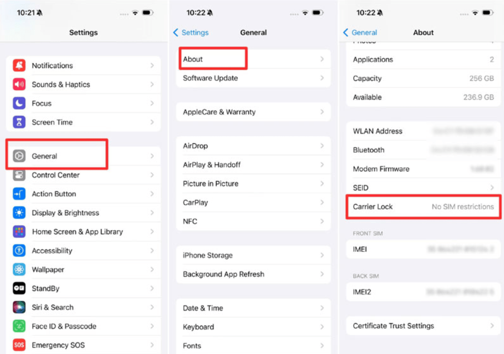 how to check if samsung phone is unlocked