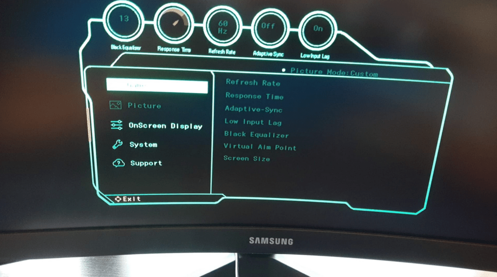 how to optimize nvidia screen settings for g5 samsung