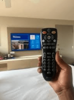 LodgeNet universal remote Samsung Hilton How to change Input
