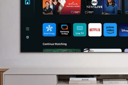 samsung tv home screen