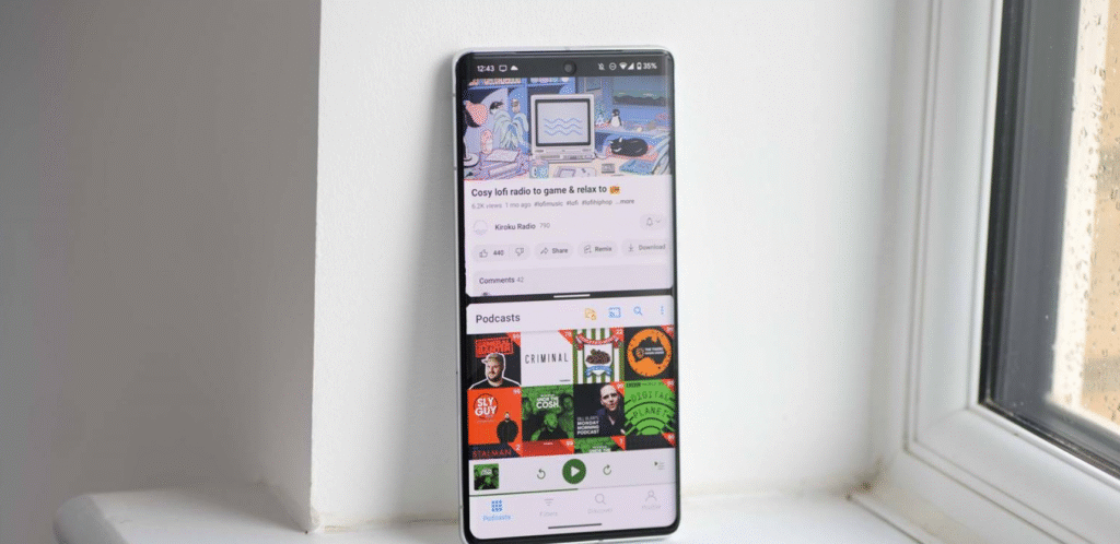 how to use split screen
