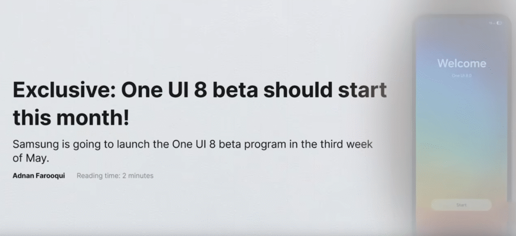 One UI 8