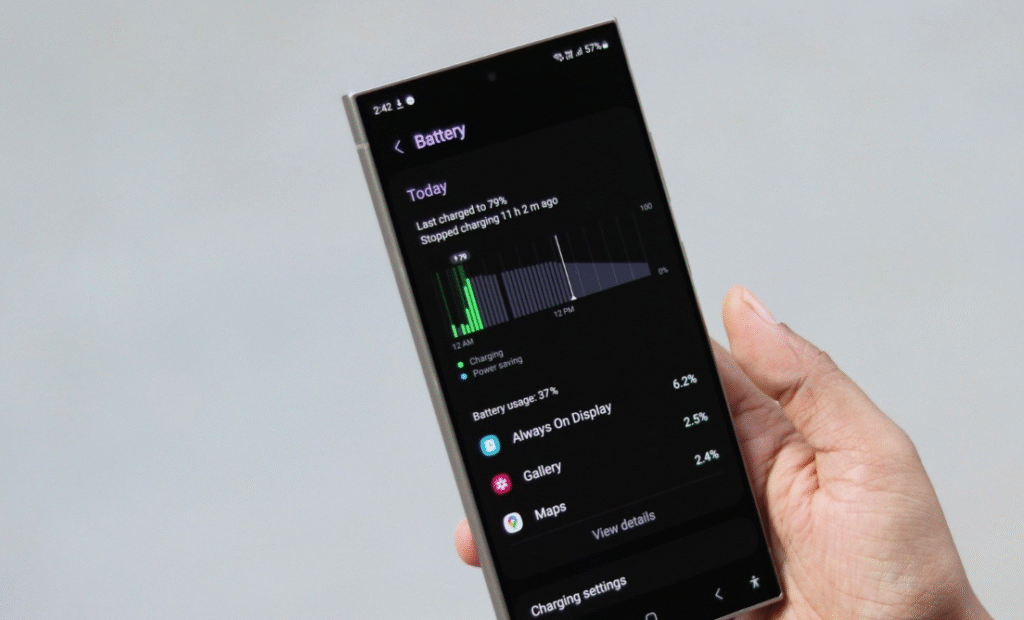 how to check battery health on android