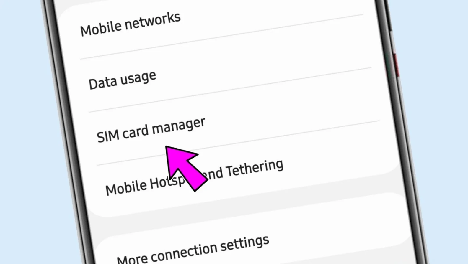 How Do I Get SIM Card Manager on Samsung