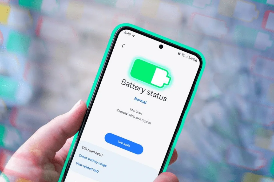 how to check battery health on android