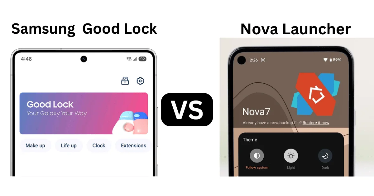 samsung good lock vs nova launcher